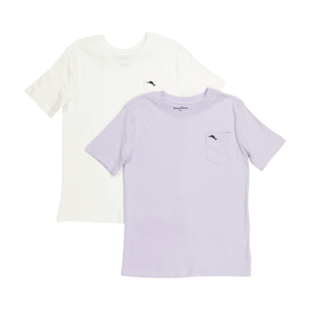 Tommy Bahama Little Kids 2pk Pocket Tees NWT